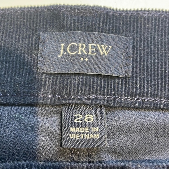 J Crew High-rise skinny cord Size 28 Navy Blue - Picture 3 of 9